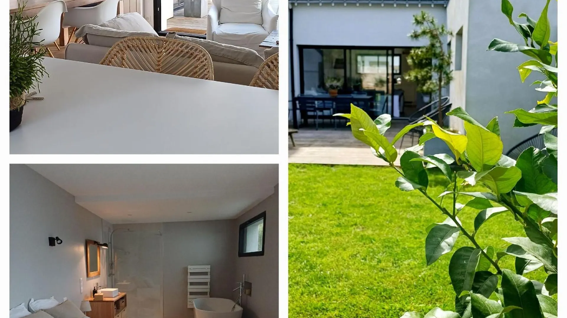 Un Jardin En Ville - Au Calme - Proche Des Plages بيت للعطل